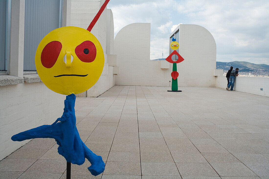 Fundacio Joan Miro, museum, Montjuic, Barcelona, Spanien