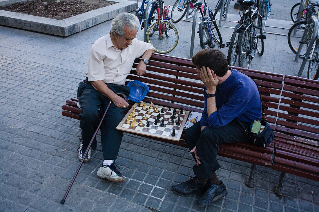 Placa Catalunya, Ciutat Vella, Eixample, Barcelona, Spanien