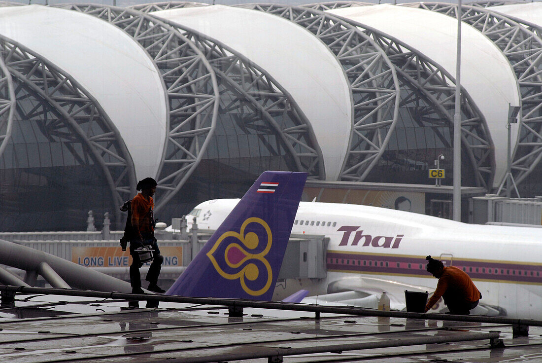 Bangkok Suvarnabhumi Airport, neuer Flughafen seit September 2006, Bangkok, Thailand