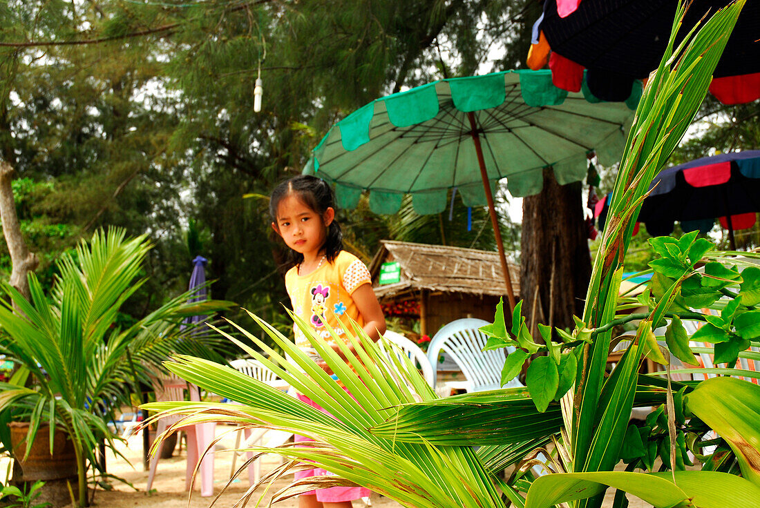 Thai girl on Nai Yang beach, Phuket, Thailand