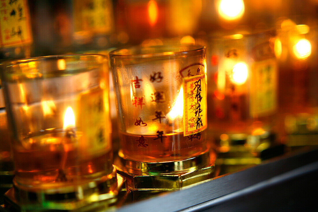 Votive Candles, Temple, Singapore