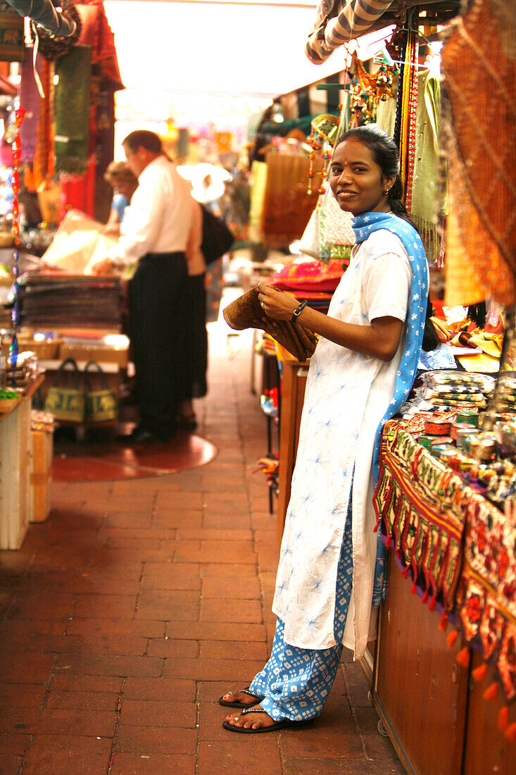 Woman, Little India Arcade, Singapore