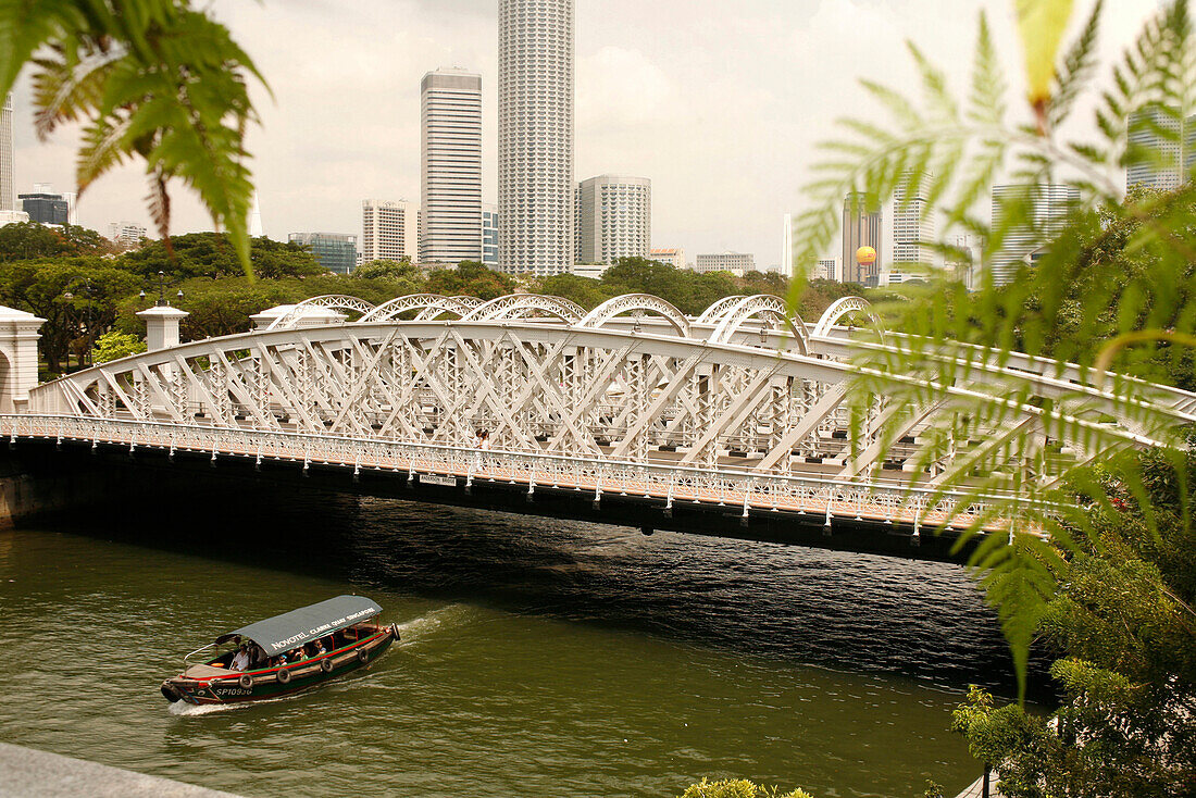Stadtansicht, Anderson Bridge, Singapur