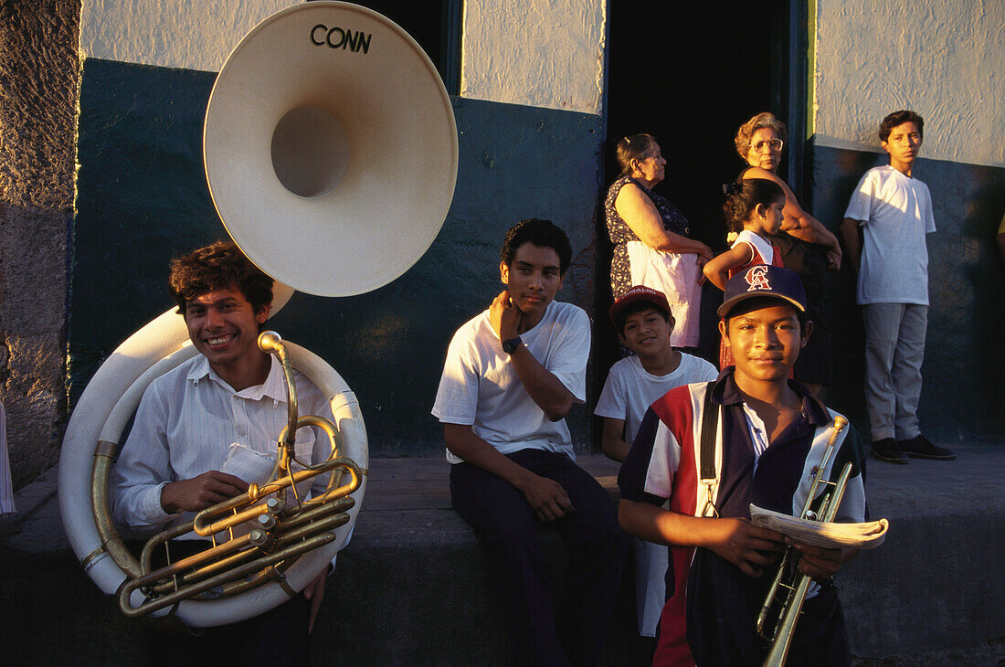 Band, Procession, Holy Week, Granada, Nicaragua, Central America