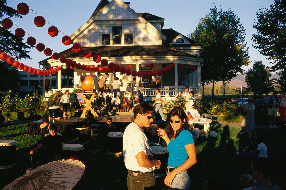 Chinese Celebration festival, Saint Supery Winery, Rutherford, Napa Valley, California, USA