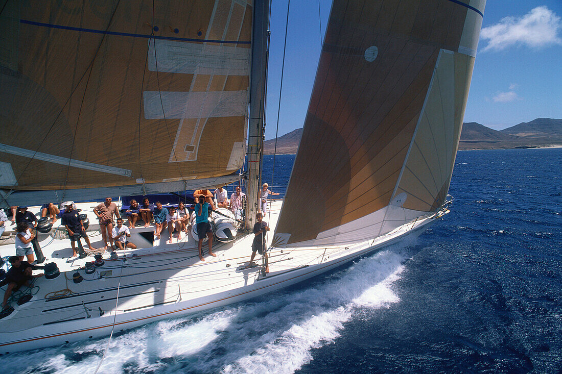 Sailing Trip on Regatta yacht Maxi, Morro Jable, Fuerteventura, Canary Islands, Spain