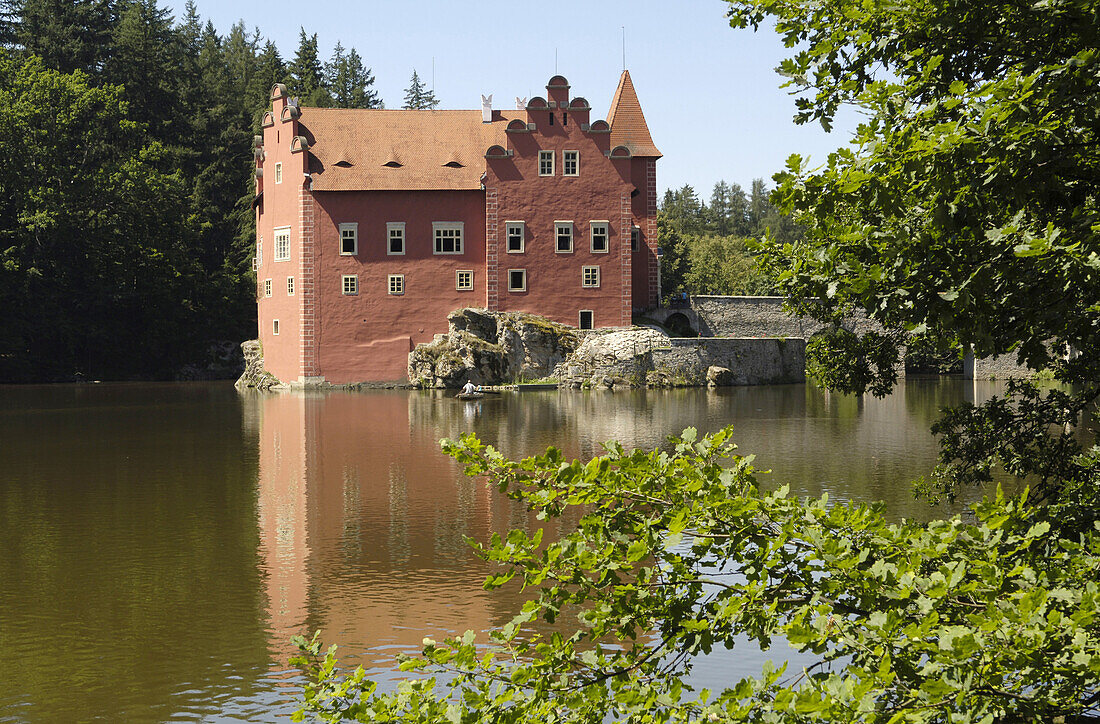 Moated castle Cervena Lhota, Czech Republic