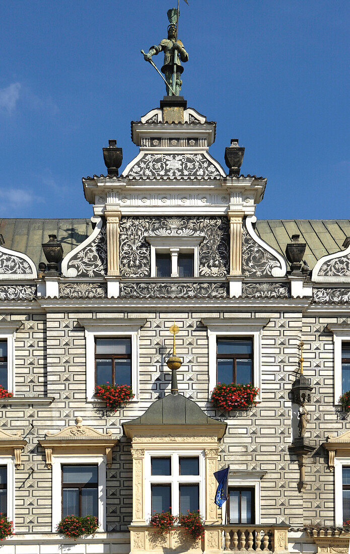 Museum, townhall, marketplace, Kolin, Czech Republic