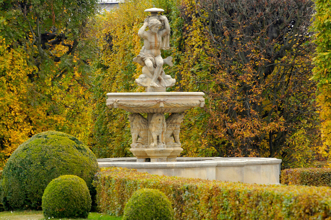 Flower garden, Kromeritz, Czech Republic