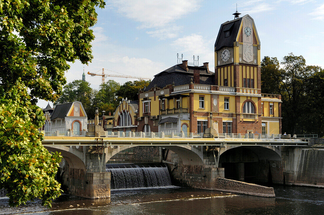 Elbe-generating plant, Königgrätz, Hradec Kralove, Czech Republic