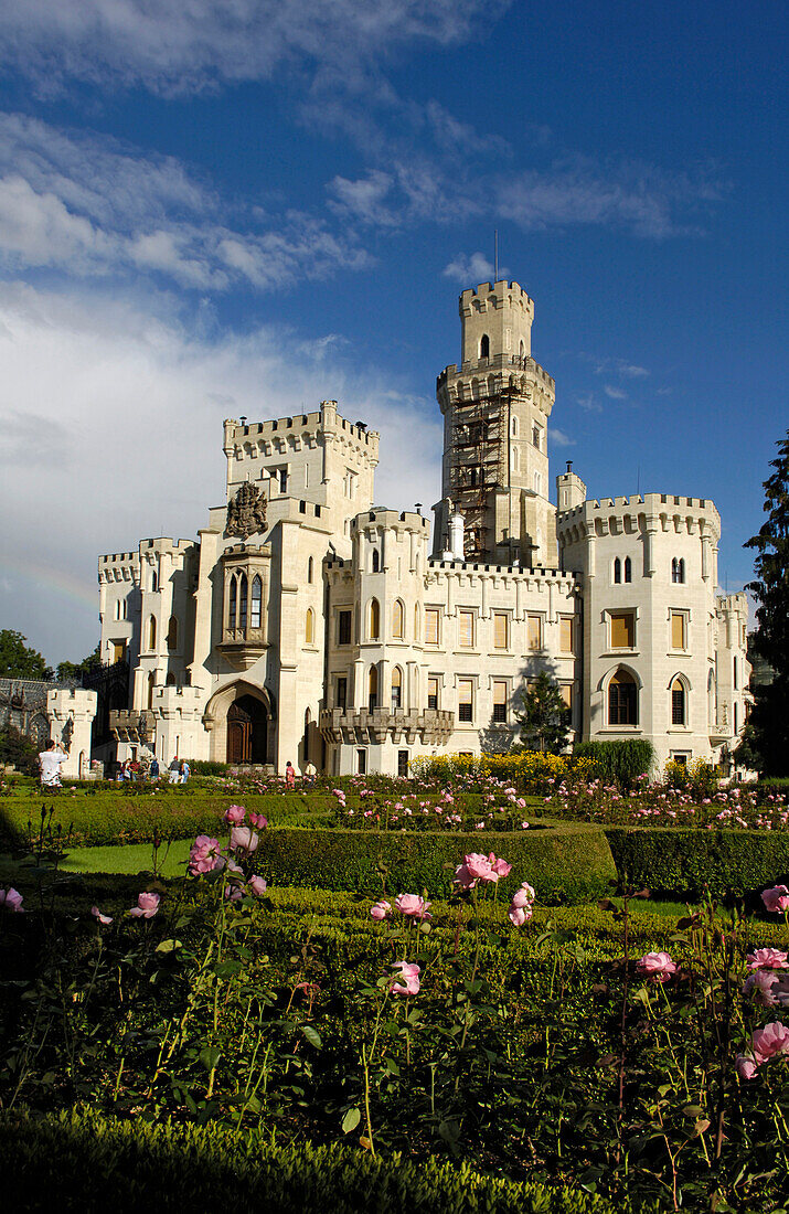 Castle Hluboka near Budweis, Czech Republic