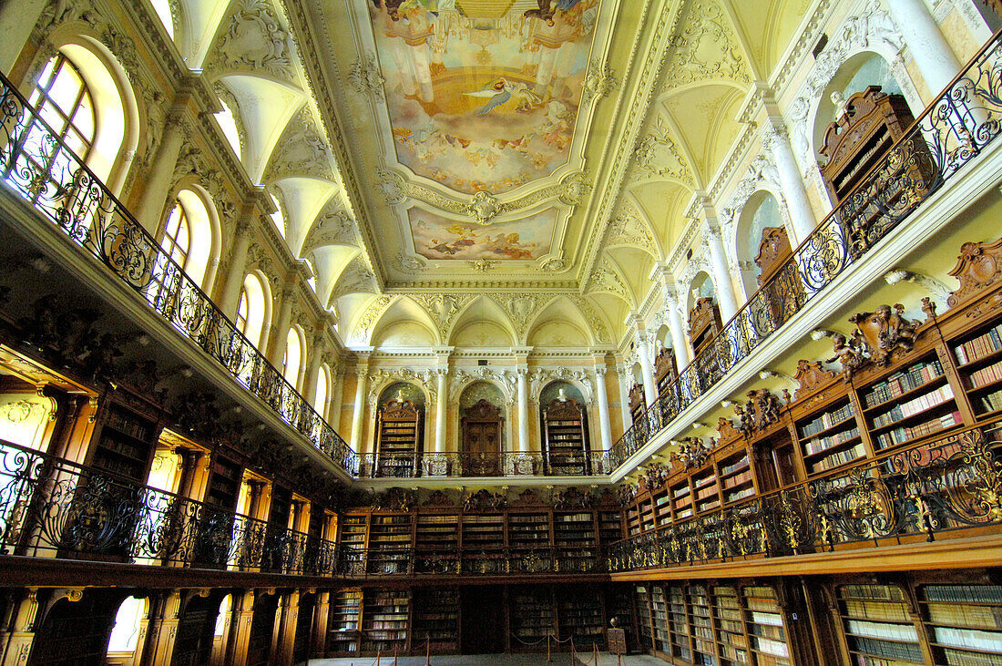 Klosterbibliothek, Tepla, Tschechien
