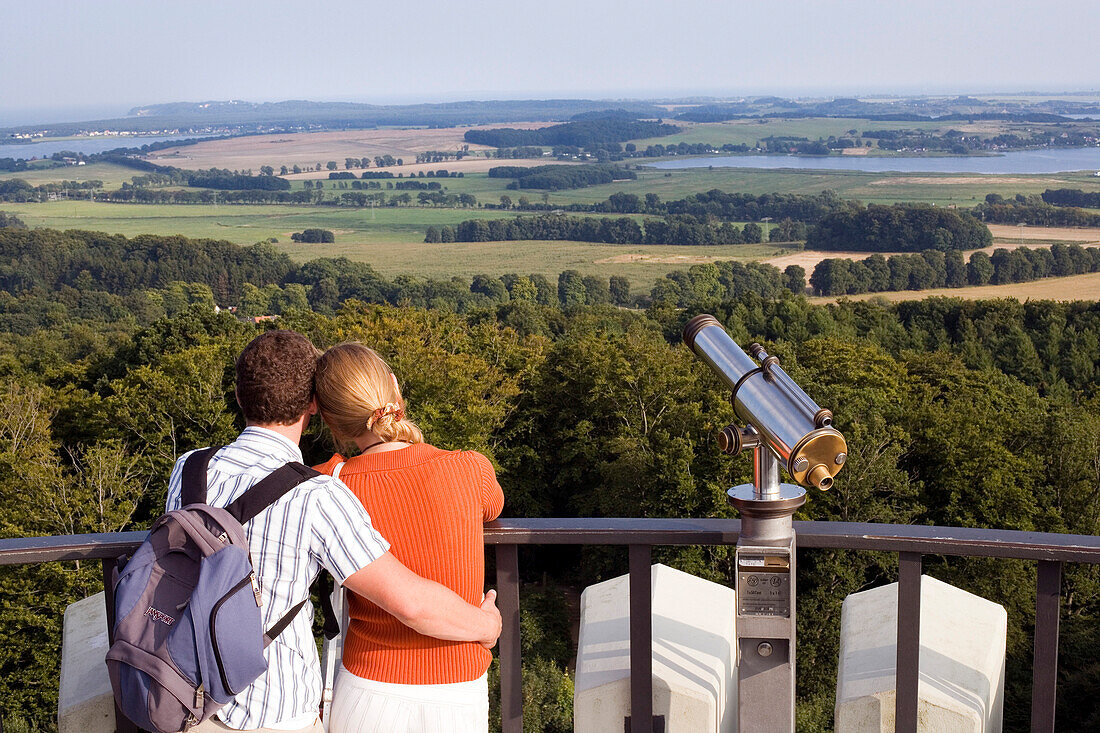 Overview from Lancken-Granitz Castle, Rügen, Baltic Sea, Mecklenburg-Western Pomerania, Germany