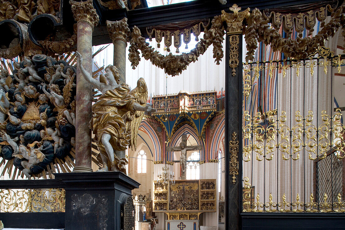 Nikolaikirche, Stralsund, Ostsee, Mecklenburg-Vorpommern, Deutschland