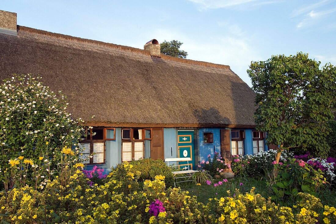 Bauernhaus, Warthe, Lieper Winkel, Usedom, Ostsee, Mecklenburg-Vorpommern, Deutschland