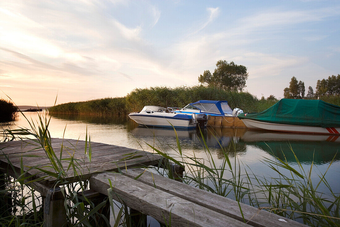 Abendstimmung, Lieper Winkel, Bodden, Usedom, Ostsee, Mecklenburg-Vorpommern, Deutschland