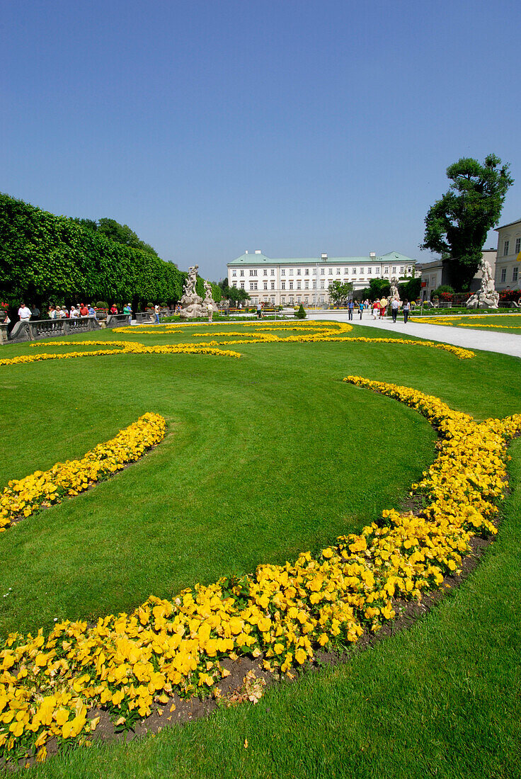 Schloss Mirabell mit Mirabellgarten, Salzburg, Österreich