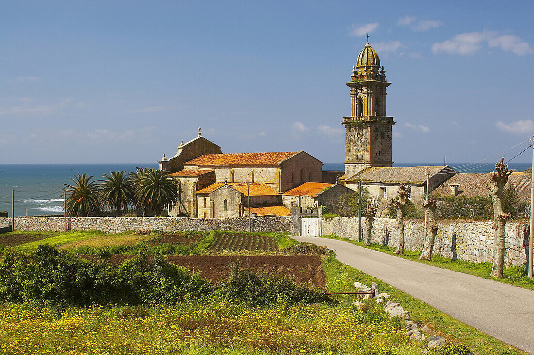 Former monastery, Monasterio de Oia, Oia, Rías Bajas, Galicia, Spain