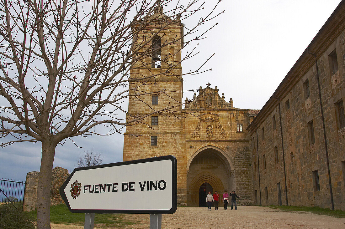Camino de Santiago, former Benedictine monastery, Irache, Navarra, Spain