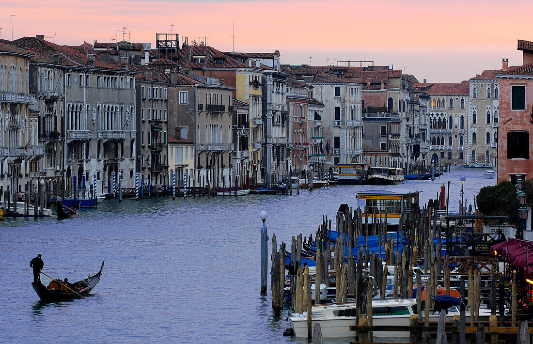 Italien, Veneto,Venedig, Canal Grande, Blick von Rialto-Brücke