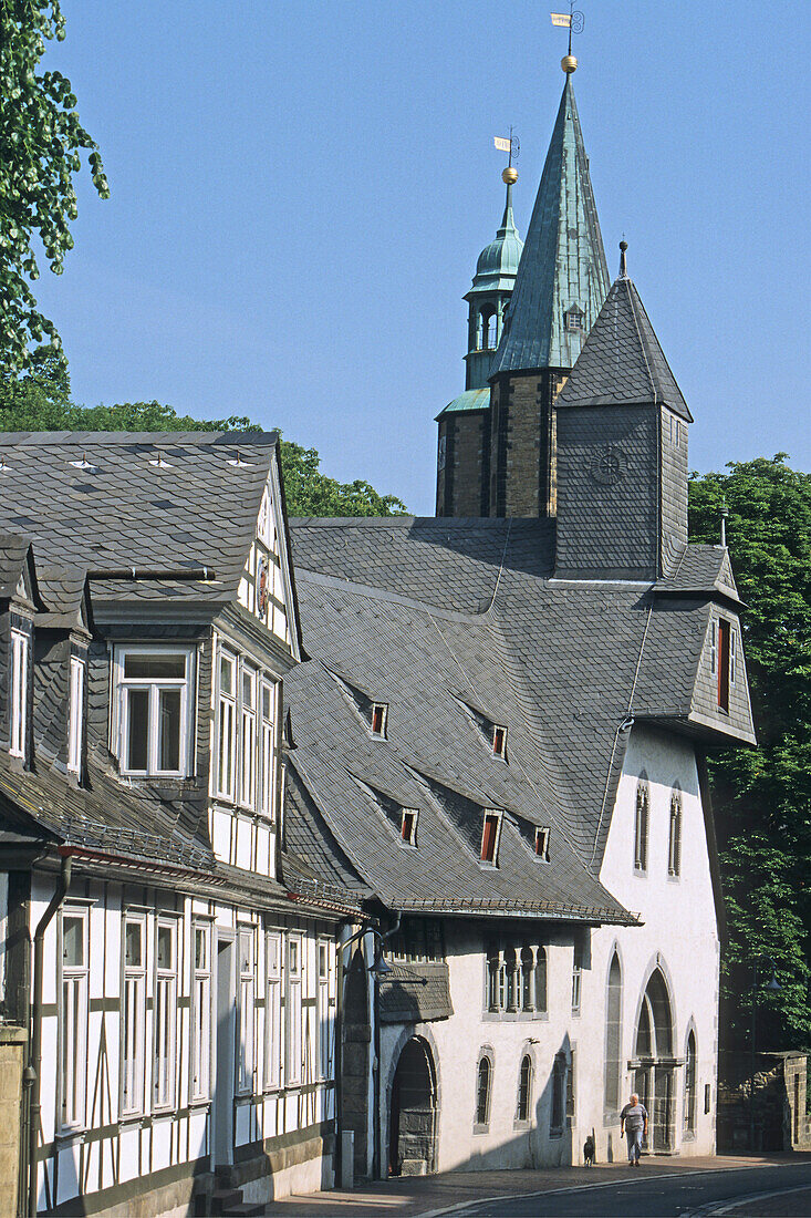 Hospice Grosses Heiliges Kreuz, Goslar, Harz Mountains, Lower Saxony, Germany