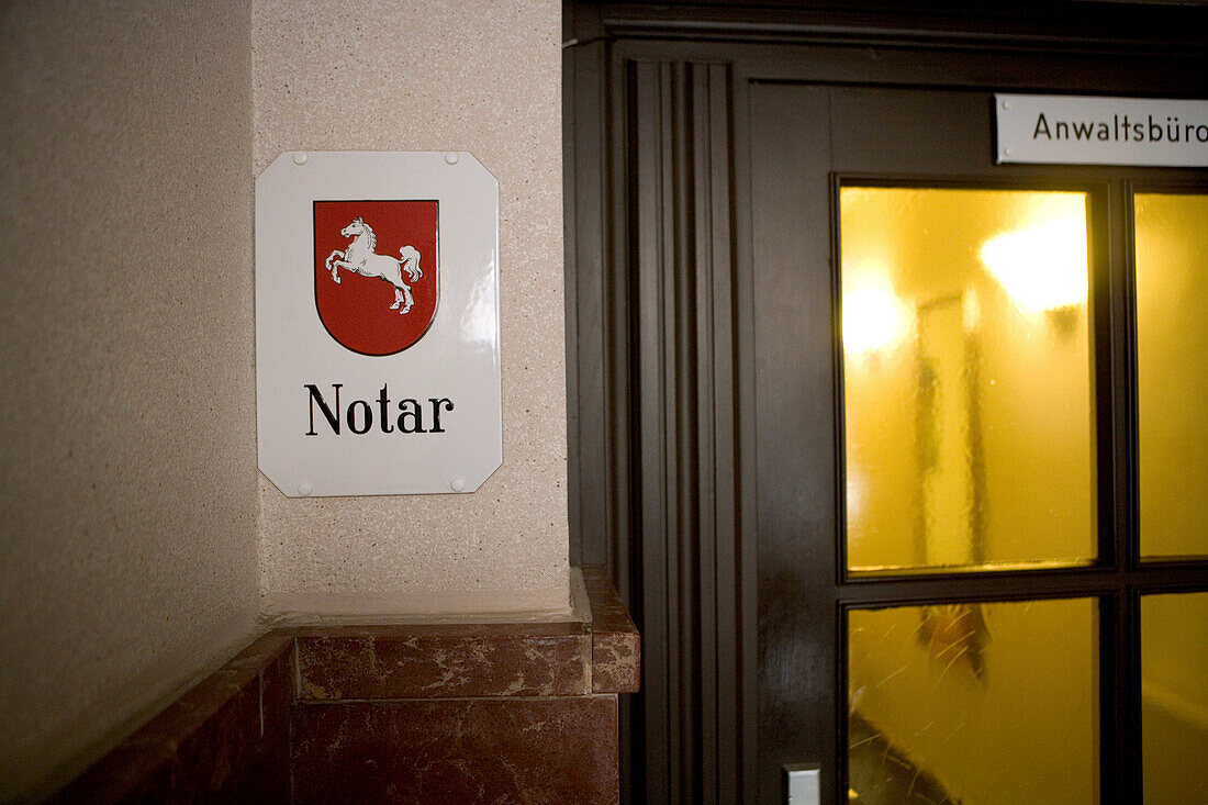 Notary office, Lower Saxony, Germany