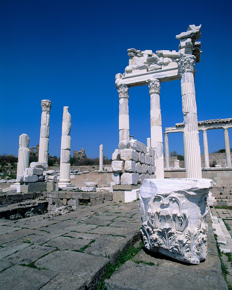 Trajan s Temple. Ruins of Pergamum. Turkey