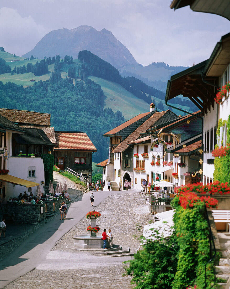 Gruyères. Fribourg canton. Switzerland