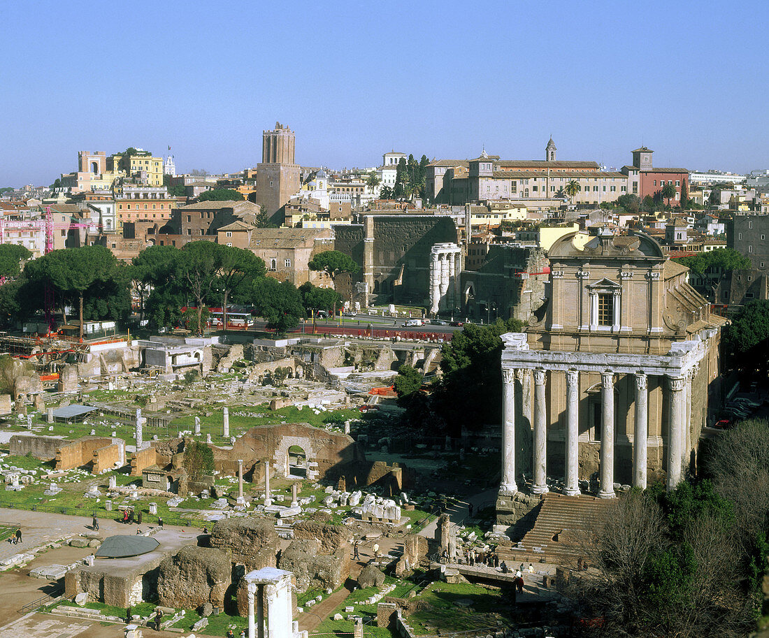 Forum romanum. Rome. Italy
