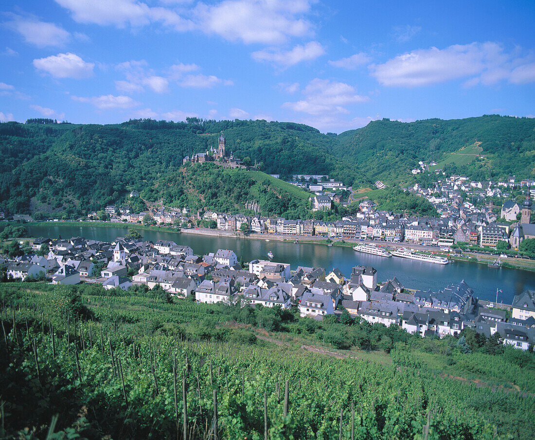 Cochem and Moselle River. Germany