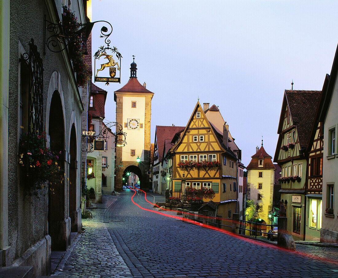 Siebersturm. Rothenburg ob der Tauber. Germany.