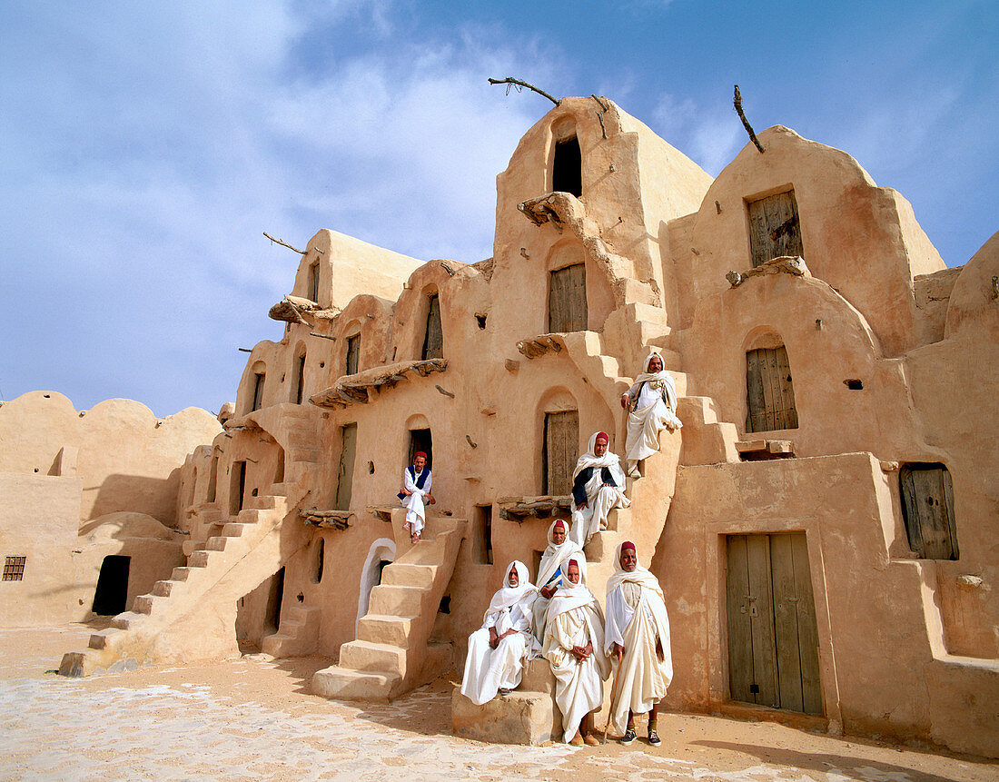 Ghorfas. Ksar Ouled Soltane. Tunisia