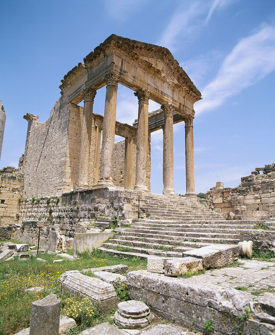 Roman ruins. Dougga. Tunisia