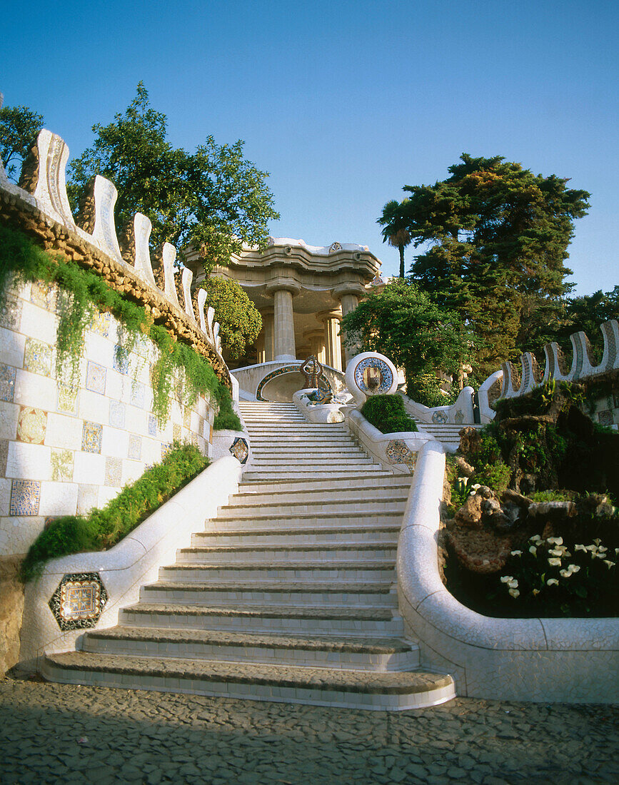 Park Güell, by Gaudi. Barcelona. Spain