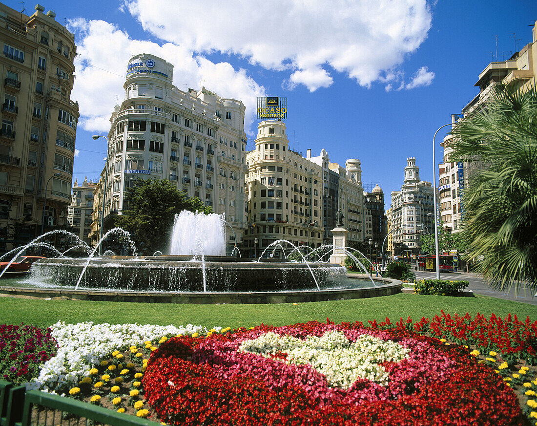 Plaza del Ayuntamiento. Valencia. Spain