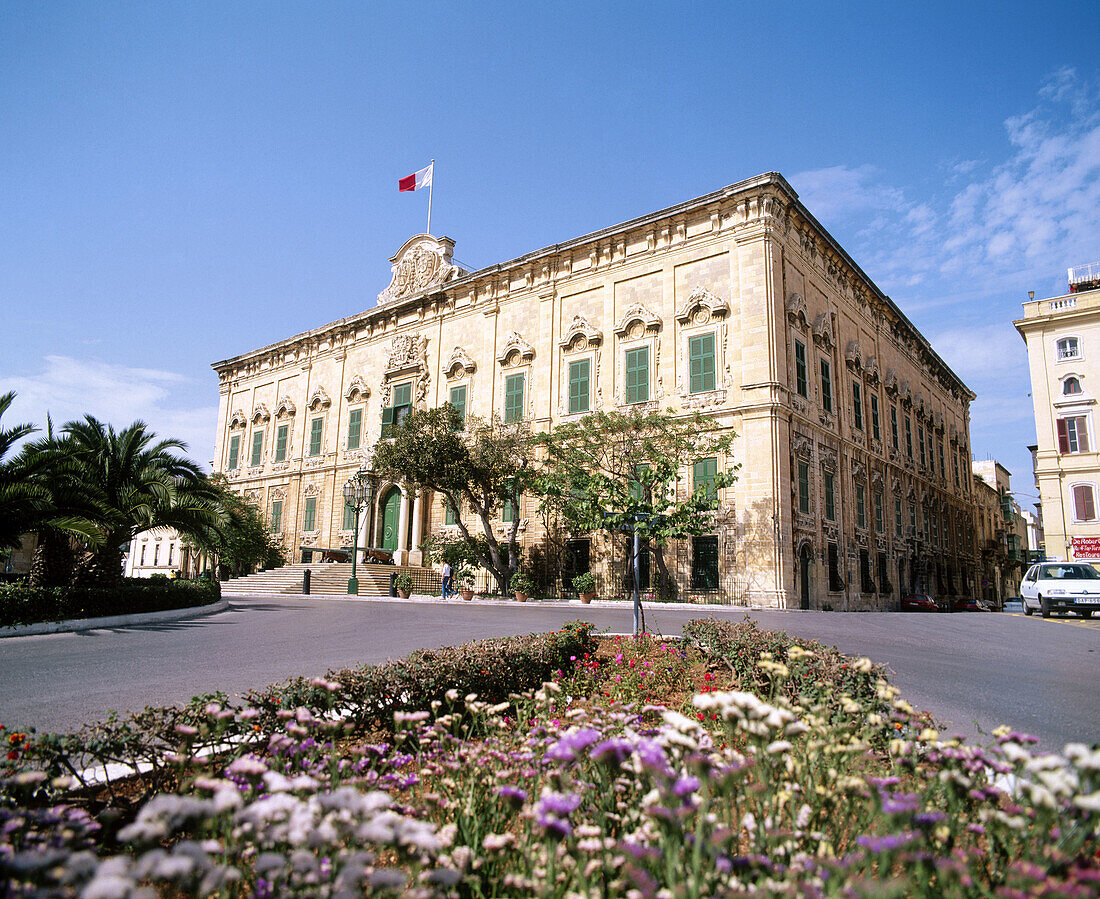 Castille and Leon Auberge, now the office of the Prime Minister. Valletta. Malta
