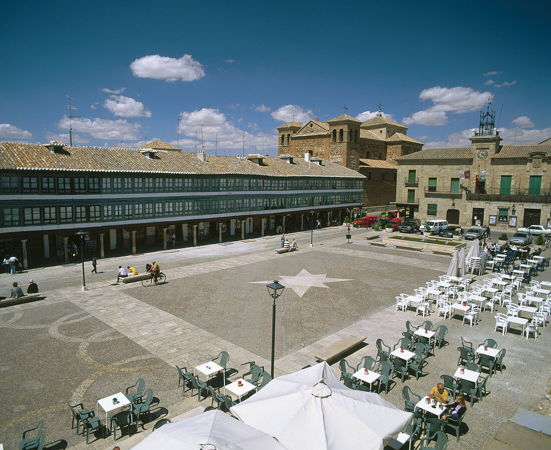 Plaza Mayor. Almagro. Ciudad Real province. Spain