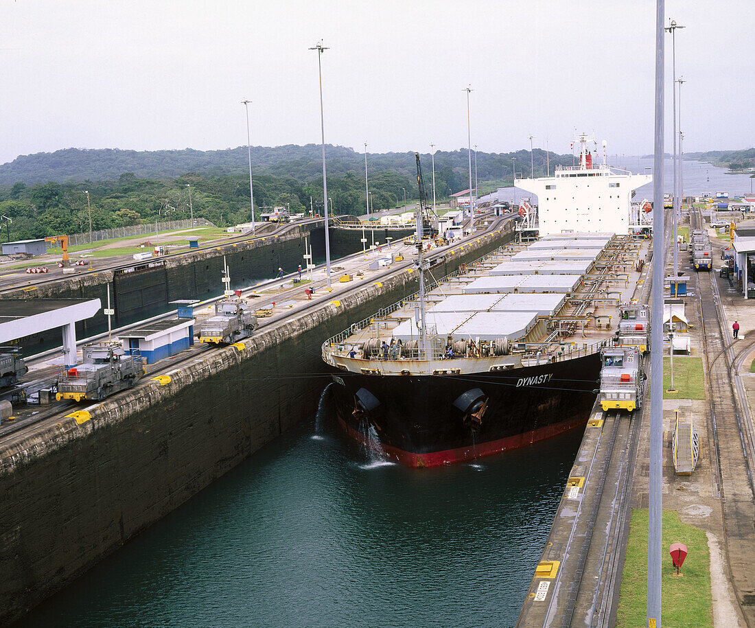 Gatun Locks. Panama Canal