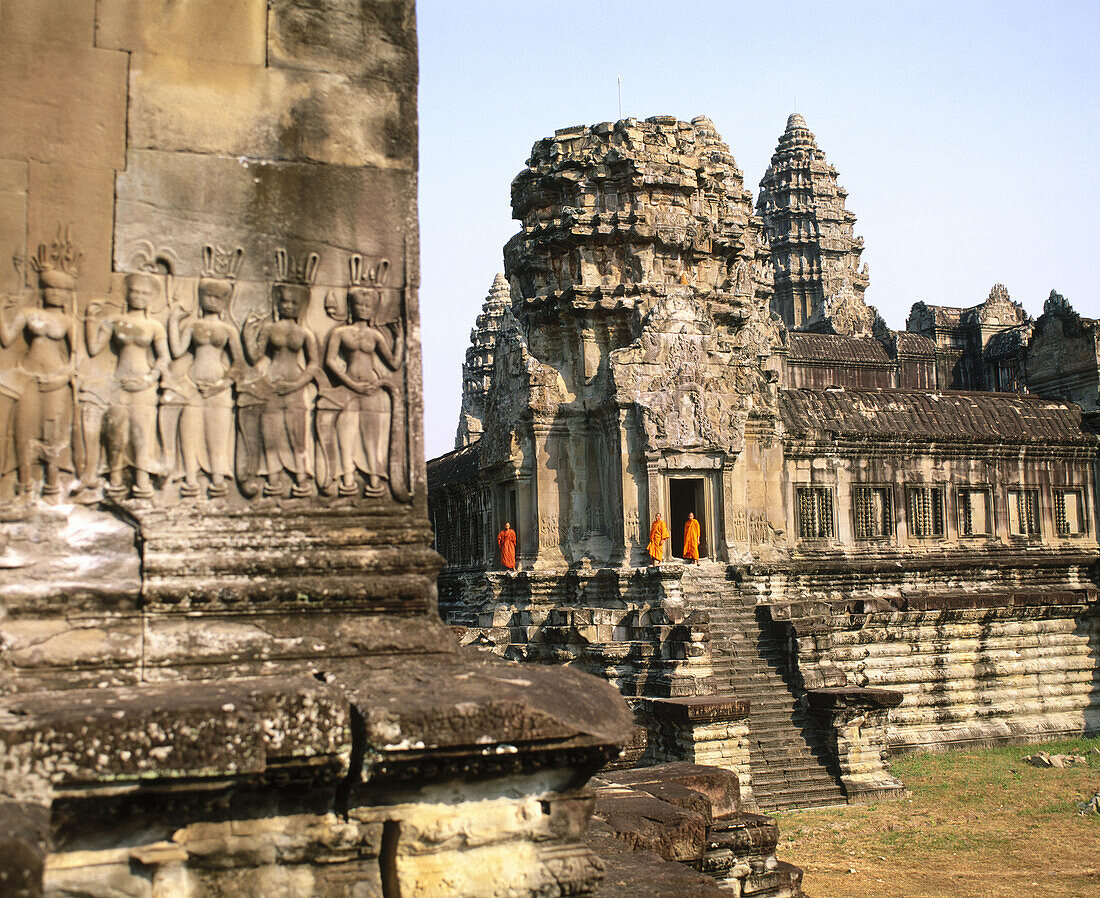 Temple of Bayon, complex of Angkor Thom. Angkor. Cambodia