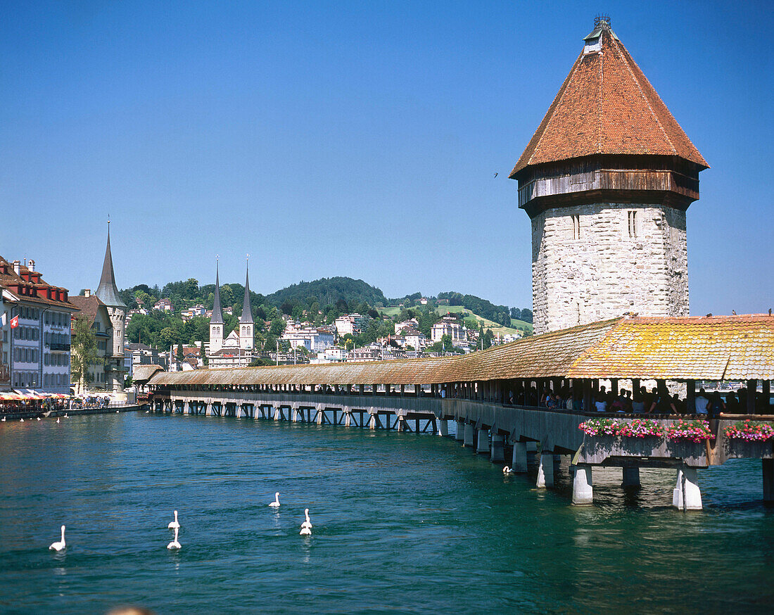 Kapellbrücke. Luzern. Switzerland