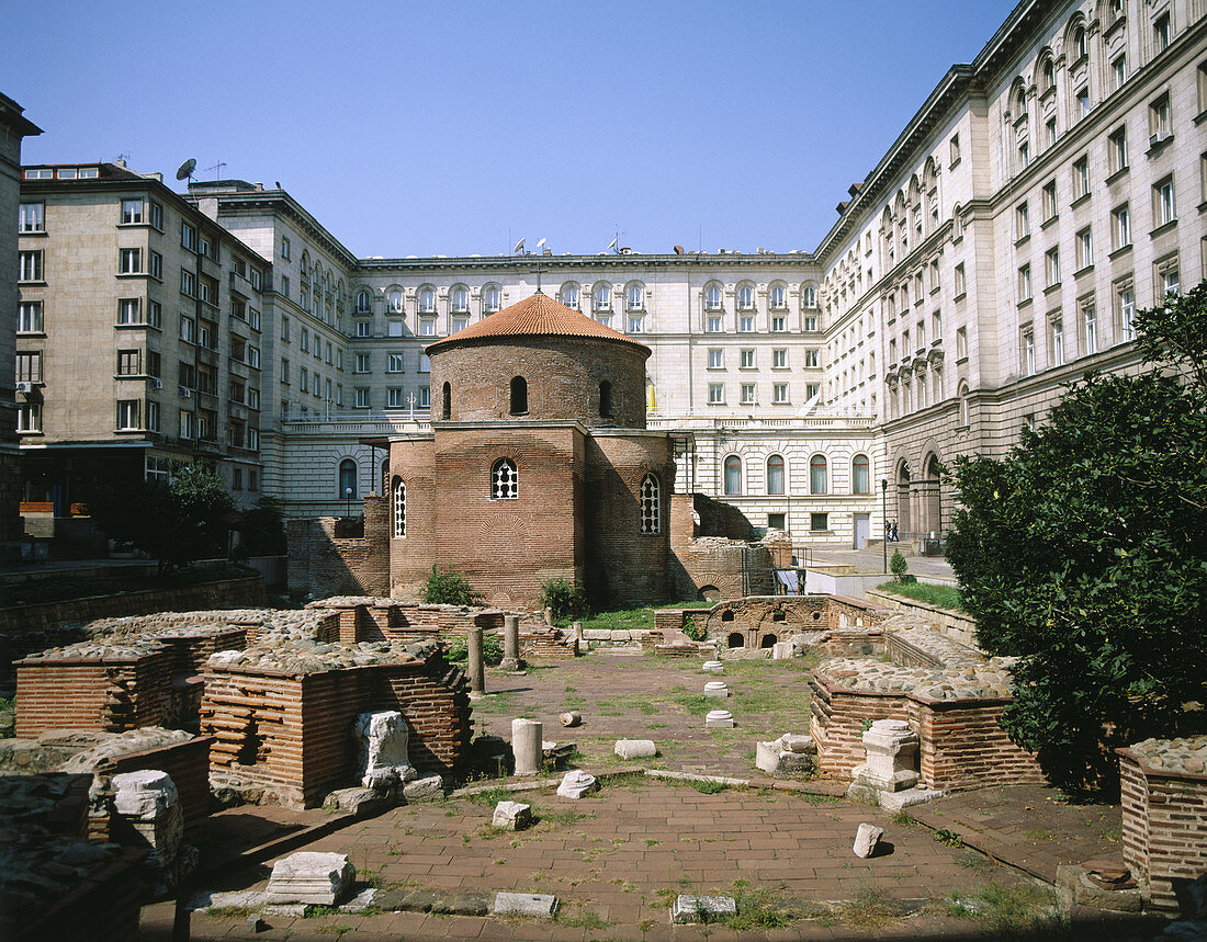 St. George s church (old Roman temple). Sofia. Bulgaria