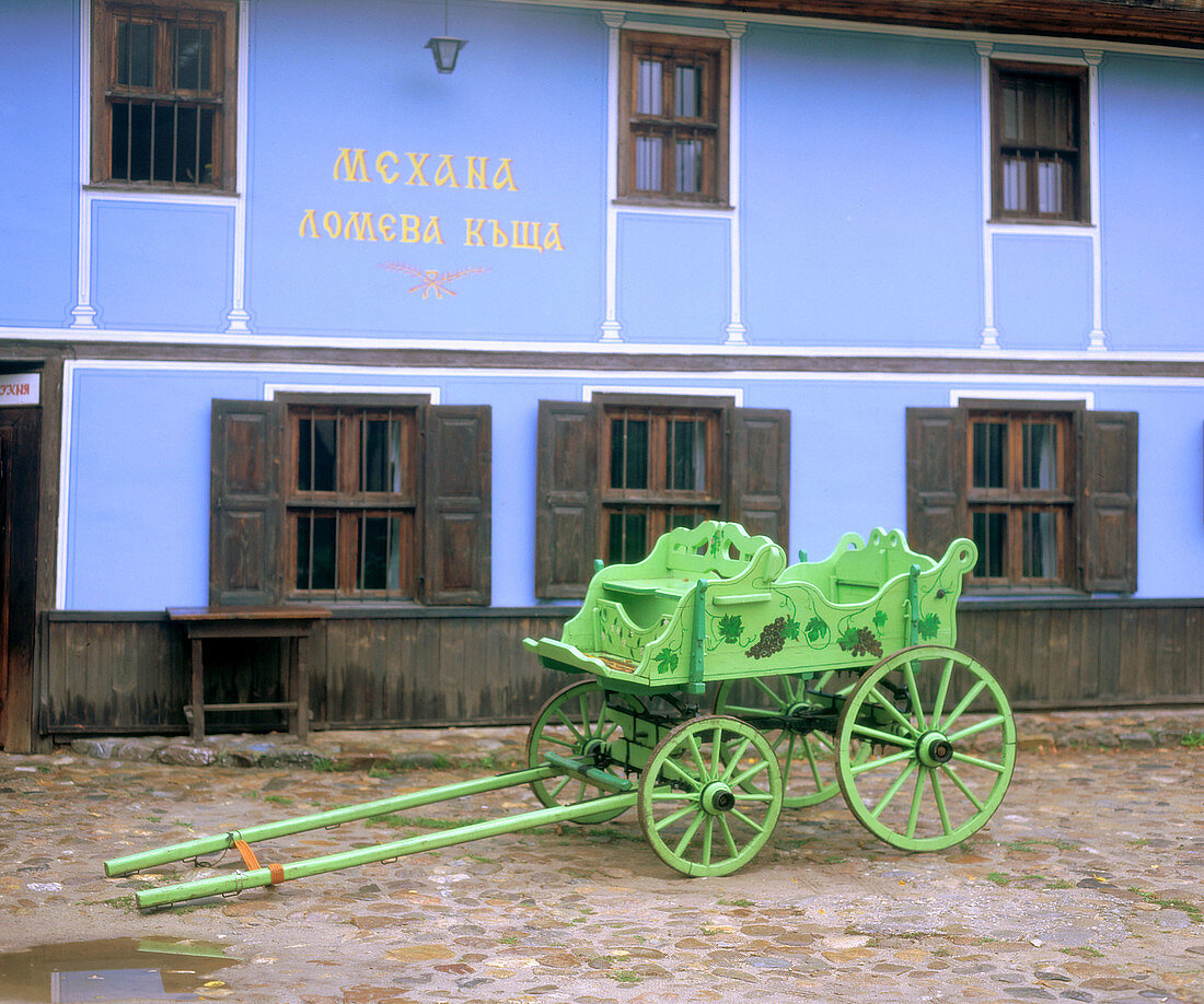 Old carriage at Koprivshtitsa. Bulgaria