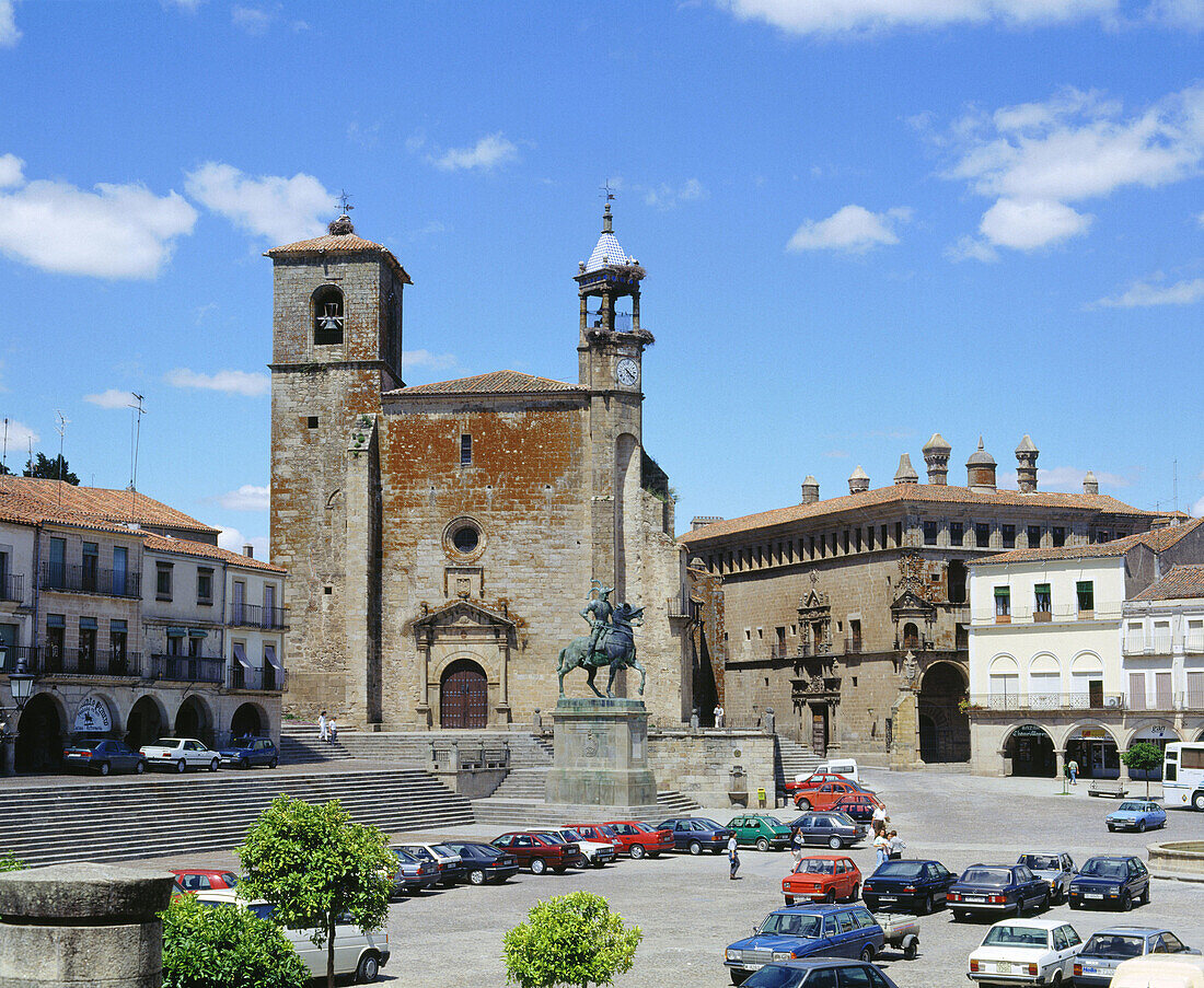 Main Square. Trujillo. Caceres province. Spain