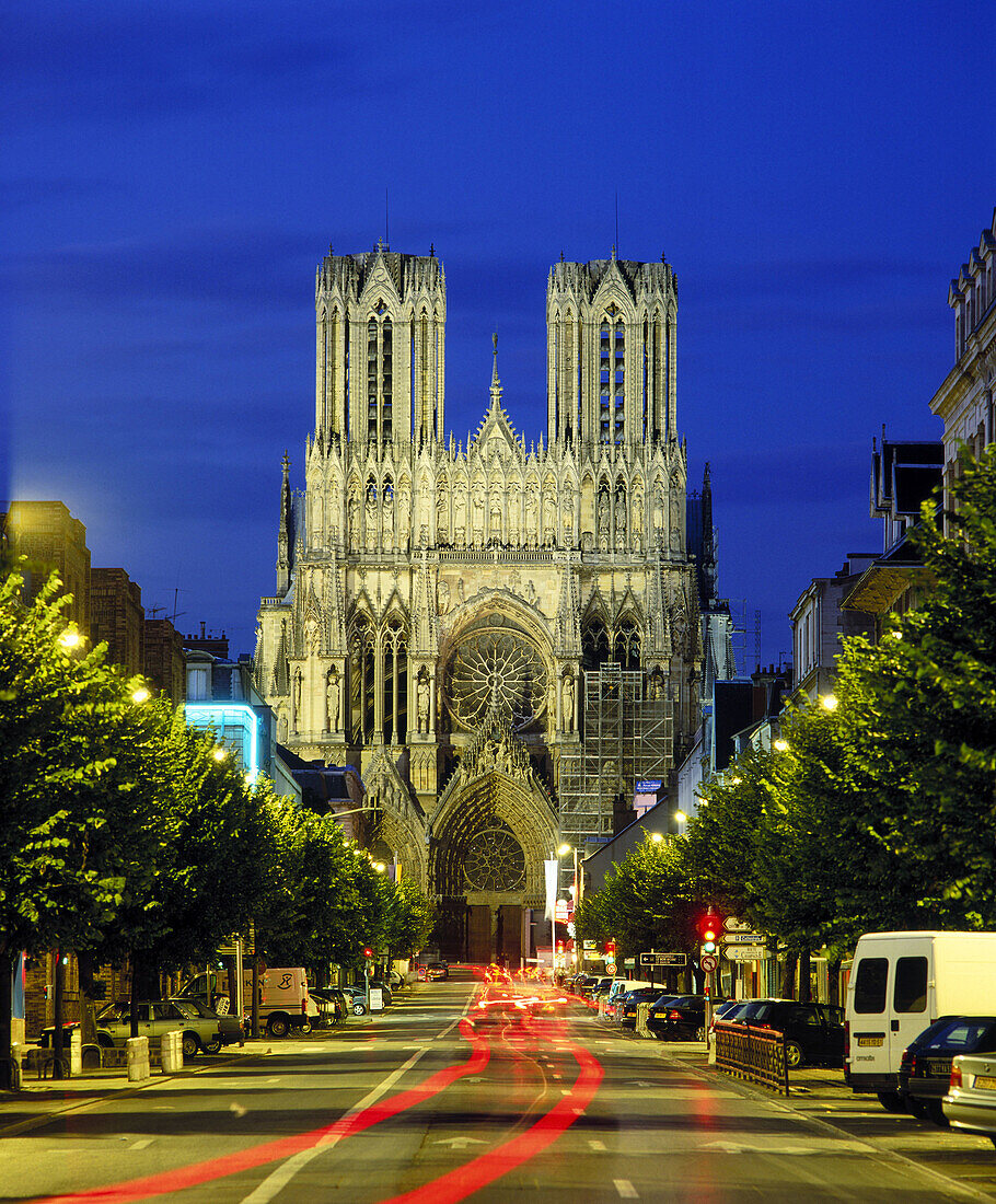 Gothic cathedral. Reims. France