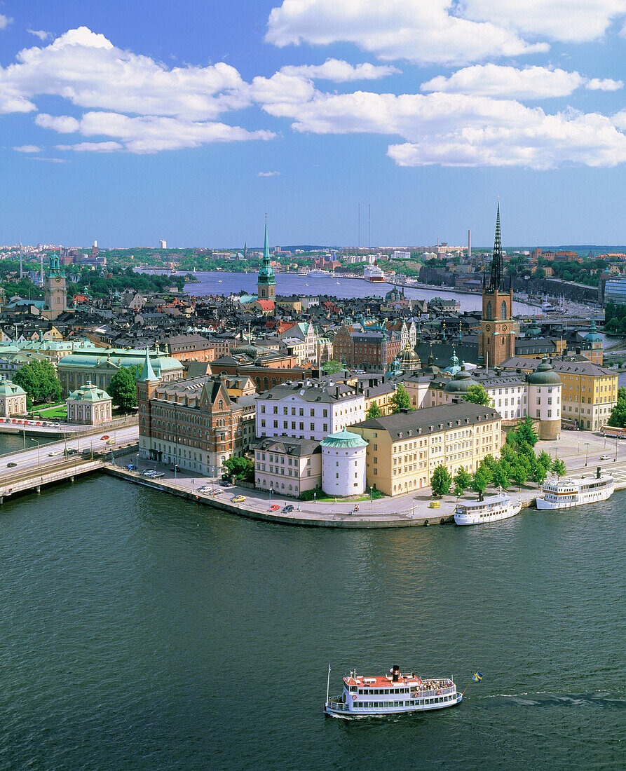 Riddarholmen and Gamla Stan (Old City). Stockholm. Sweden