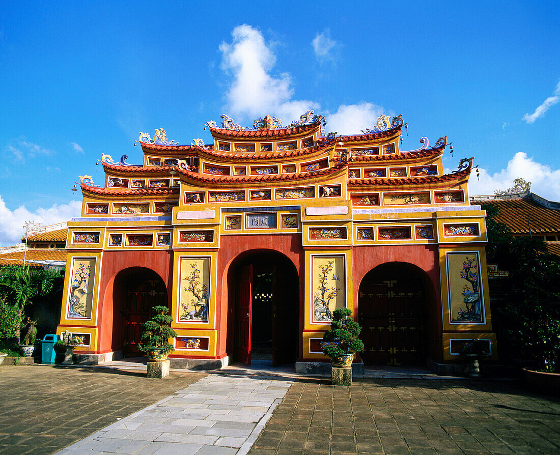 Choung Duc Gate in the Forbidden Purple City. Hue City. Vietnam