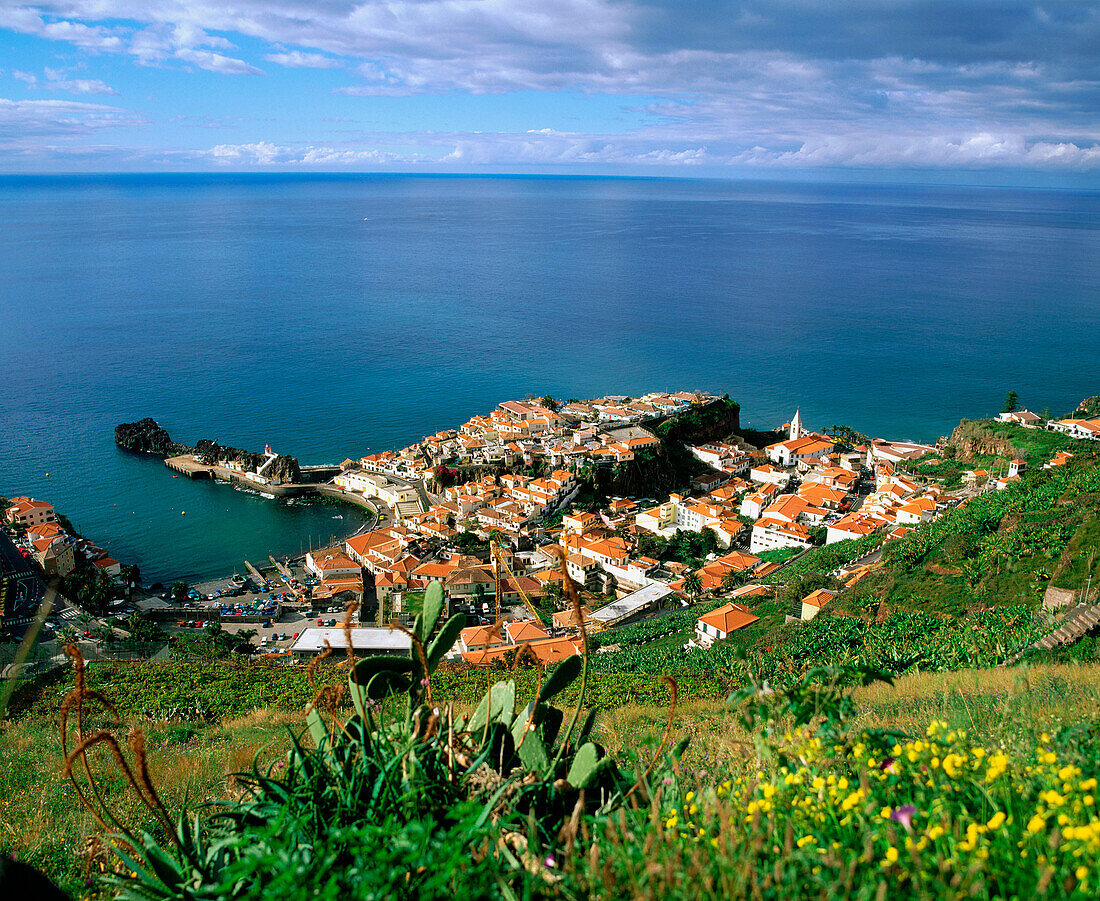 Camara de Lobos town. Madeira Island. Portugal