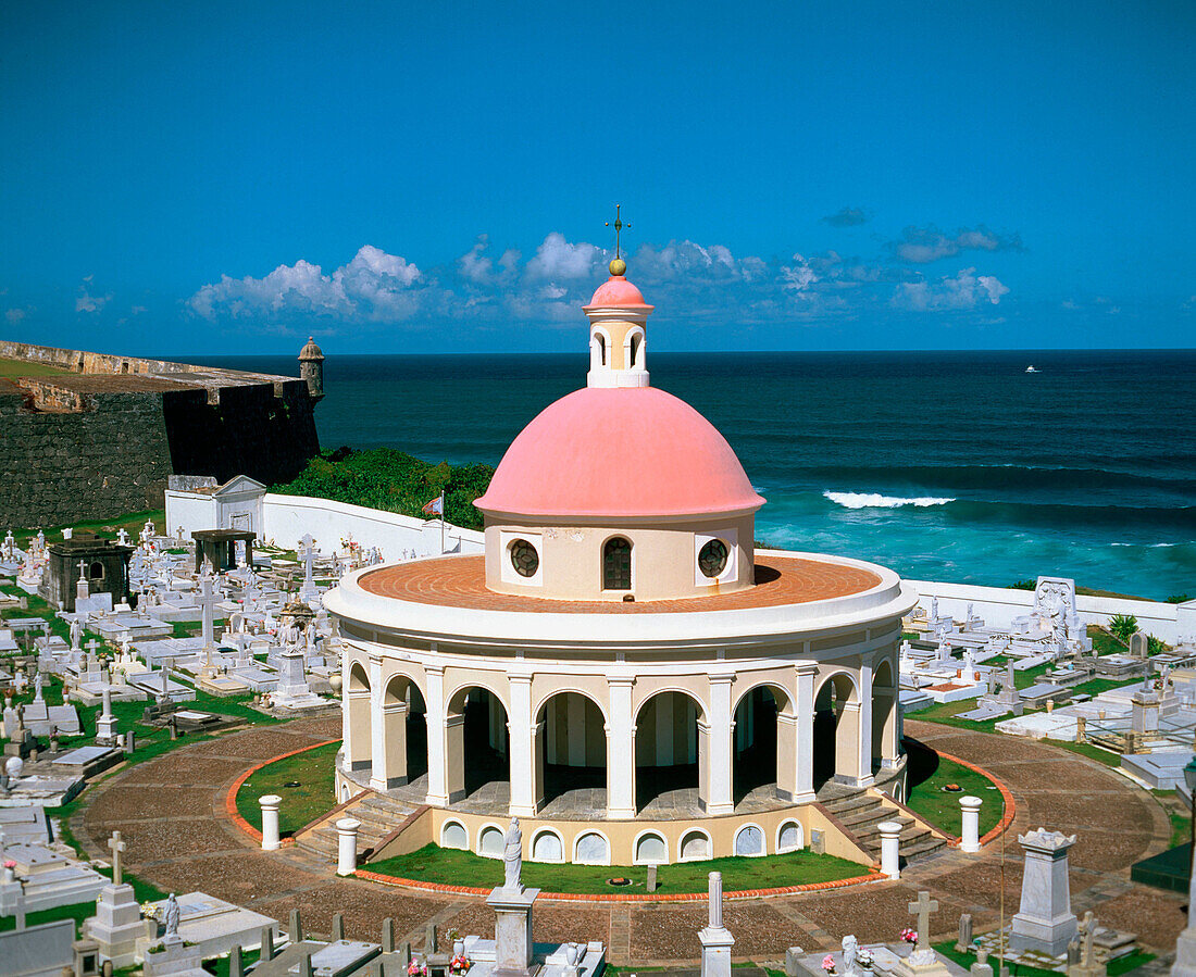 Old cemetery, Fortress of El Morro. San Juan. Puerto Rico