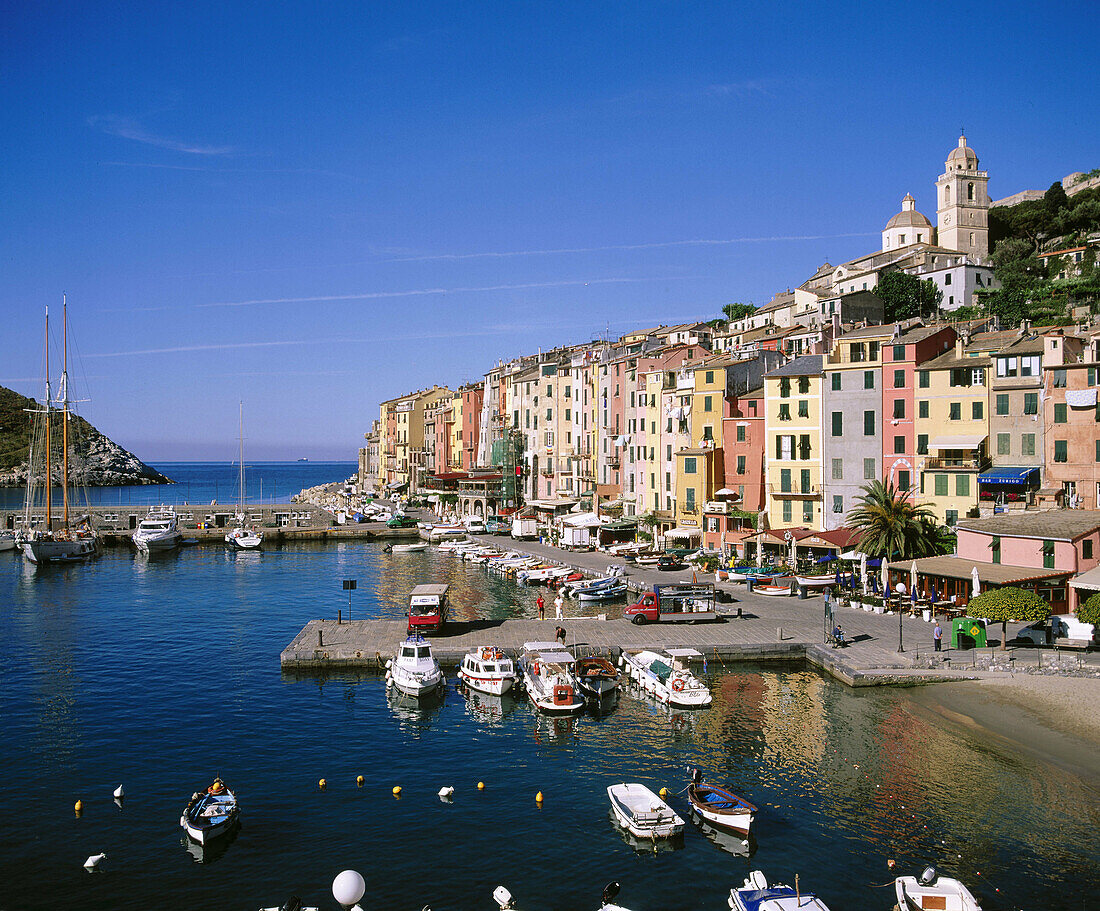 Portovenere. Cinque Terre. Liguria. Eastern Riviera. Italy