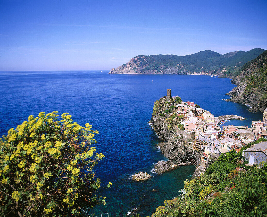 Vernazza. Cinque Terre. Liguria. Eastern Riviera. Italy